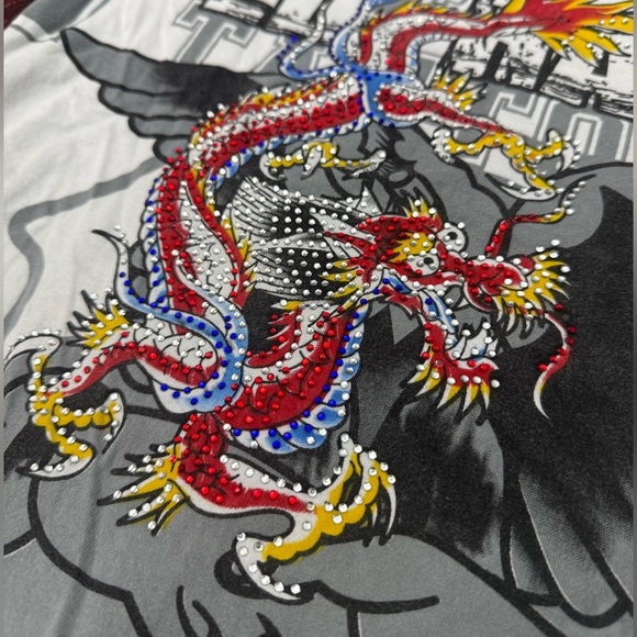 Y2K Ed Hardy Dragon Tee - Picture 6 of 6